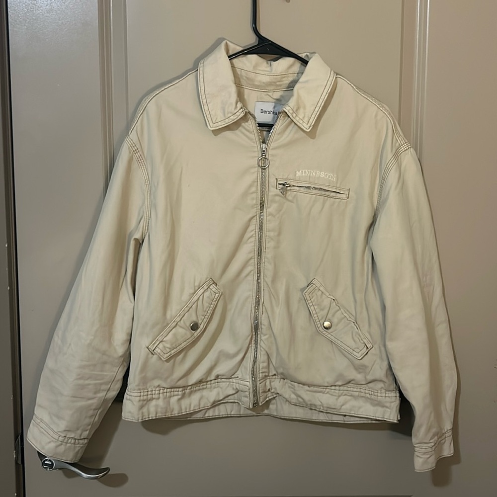 Bershka Light Wash Jean Jacket